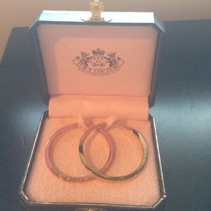 juicy couture brand new hoop earrings juicy couture brand new hoop earrings
