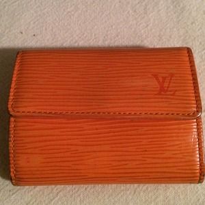 Authentic Louis Vuitton Epi Leather Wallet Authentic Louis Vuitton Epi Leather Wallet