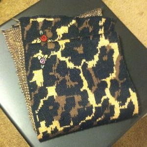 Betsey Johnson Leopard/Floral Scarf Betsey Johnson Leopard/Floral Scarf