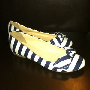 J.Crew Cece Striped Ballet Flats J.Crew Cece Striped Ballet Flats