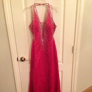 RED Sequin Halter Gown. Perfect Holiday Dress! RED Sequin Halter Gown. Perfect Holiday Dress!
