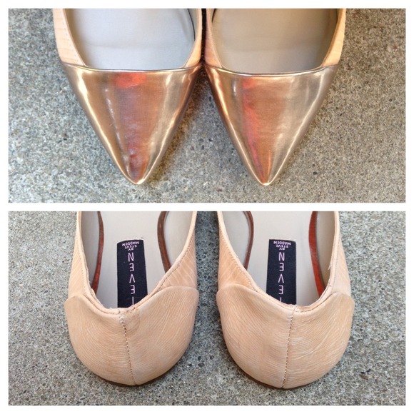Steve Madden Shoes - Blush Metallic Cap Toe Flats 2 Steve Madden Shoes - Blush Metallic Cap Toe Flats 2
