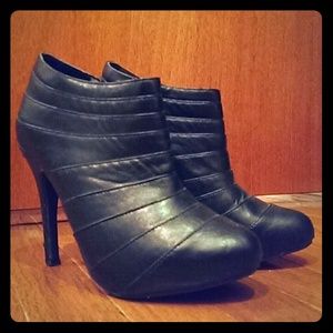 Black Patent Leather Booties Black Patent Leather Booties