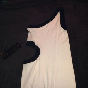 Bebe white cut out dress Bebe white cut out dress