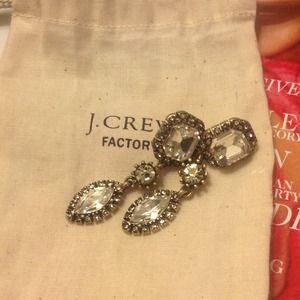 REDUCED. NEW crystal statement earrings, J. crew REDUCED. NEW crystal statement earrings, J. crew