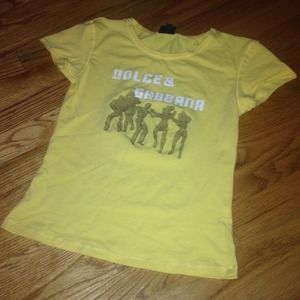 Dolce & Gabbana yellow shirt Dolce & Gabbana yellow shirt