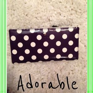 ON HOLD HP kate spade NY plum Stacy Wallet ON HOLD HP kate spade NY plum Stacy Wallet 