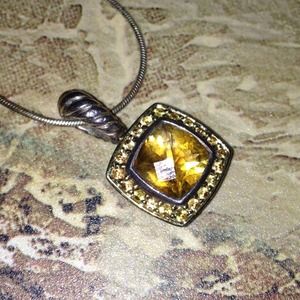 David Yurman Albion Citrine Pendant David Yurman Albion Citrine Pendant