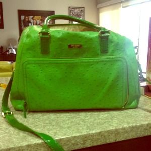 HOST PICK Green ostrich Kate Spade bag HOST PICK Green ostrich Kate Spade bag