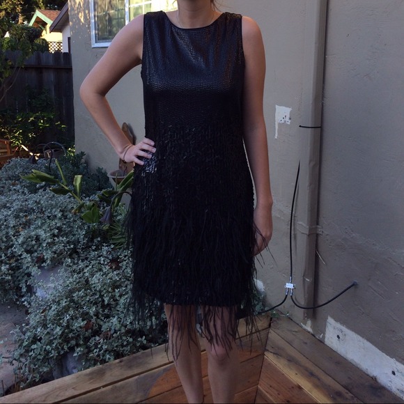 Jessica Simpson Dresses & Skirts - ☀️was $59☀️Simpson feather sequined dress 4 Jessica Simpson Dresses & Skirts - ☀️was $59☀️Simpson feather sequined dress 4