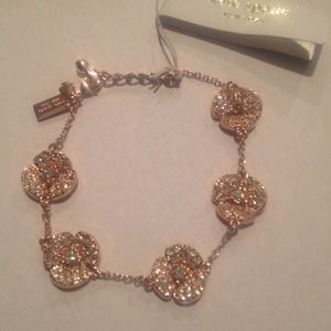 Kate Spade "Disco Pansy"Rose Gold Bracelet ๏HP๏ Kate Spade "Disco Pansy"Rose Gold Bracelet ๏HP๏