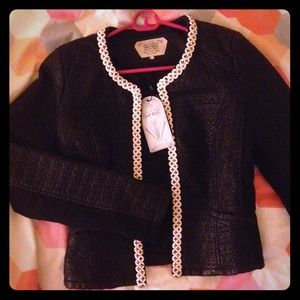 Zara Trafaluc Leather Combination Jacket Zara Trafaluc Leather Combination Jacket