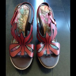 NWOT Sam Edelman butterfly wedges!! NWOT Sam Edelman butterfly wedges!!