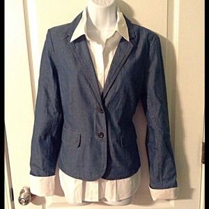 kenar Jackets & Blazers - NWT Chambray Blazer kenar Jackets & Blazers - NWT Chambray Blazer