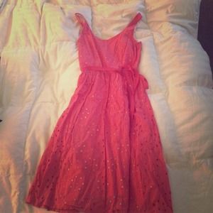 Coral Summer Dress Coral Summer Dress