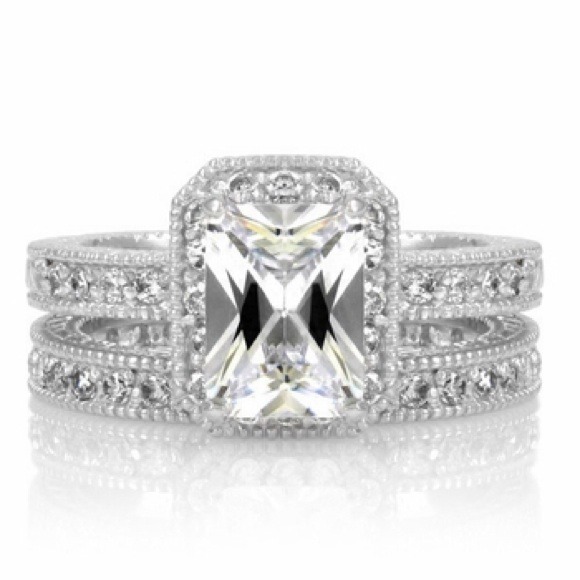 Karianne celebrity inspired wedding ring set