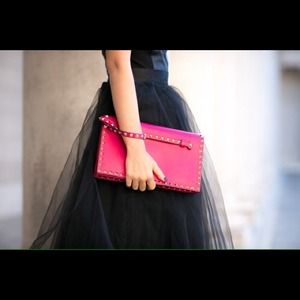 New pink studded clutch๏โค๏ธโค๏ธ New pink studded clutch๏โค๏ธโค๏ธ