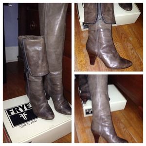 Frye boots in the Danika Pipping Zip Frye boots in the Danika Pipping Zip