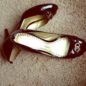 ✂️REDUCED✂️ Black Patent Leather Peep Toe Heels! ✂️REDUCED✂️ Black Patent Leather Peep Toe Heels!