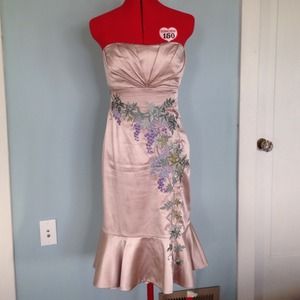 Karen Millen embroidered silk dress Karen Millen embroidered silk dress
