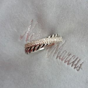  AUTHENTIC DAVID YURMAN CROSSOVER RING AUTHENTIC DAVID YURMAN CROSSOVER RING