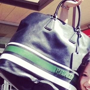 Prada Saffiano Leather Giant Tote Bag Prada Saffiano Leather Giant Tote Bag