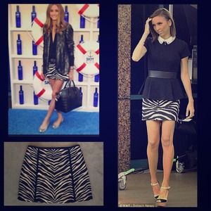 J crew zebra mini J crew zebra mini