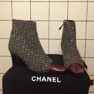 just reduced authentic chanel booties just reduced authentic chanel booties