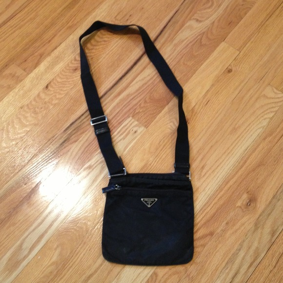 52% off Prada Handbags - Prada Small Black Nylon Crossbody Bag from Jennifer&#39;s closet on Poshmark