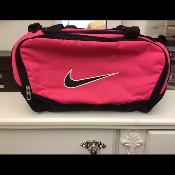 40 off Nike Handbags Sleek hot pink nike gym bag from Mimi's closet