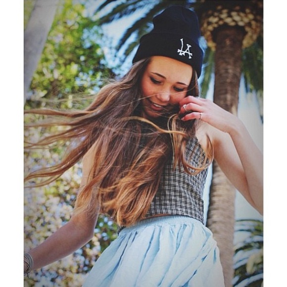 Brandy Melville Accessories - *NEW* LA Bones Beanie Brandy Melville Accessories - *NEW* LA Bones Beanie