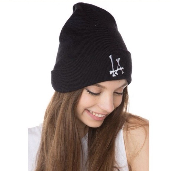 Brandy Melville Accessories - *NEW* LA Bones Beanie 2 Brandy Melville Accessories - *NEW* LA Bones Beanie 2