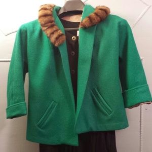 JUST REDUCED Vintage jacket with fur JUST REDUCED Vintage jacket with fur
