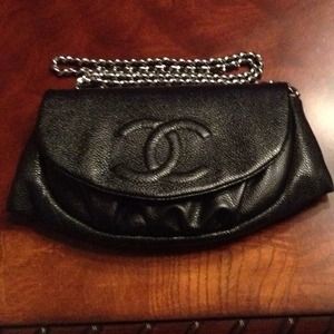 Authentic Chanel WOC- half moon wallet on chain Authentic Chanel WOC- half moon wallet on chain