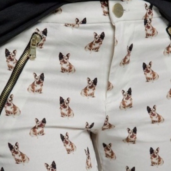 Zara Pants - REDUCED/Zara Bulldog Print Pants 2 Zara Pants - REDUCED/Zara Bulldog Print Pants 2