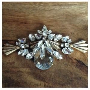 J.Crew fanned link crystal bracelet J.Crew fanned link crystal bracelet