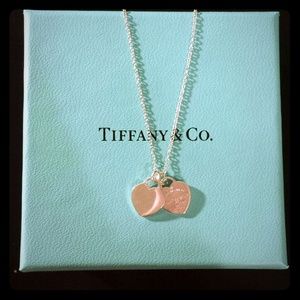 Tiffany & Co Mini Double Heart Tag Pendant Tiffany & Co Mini Double Heart Tag Pendant