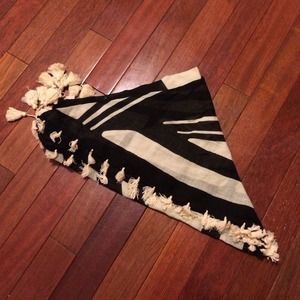 Madewell scarf with tassels Madewell scarf with tassels