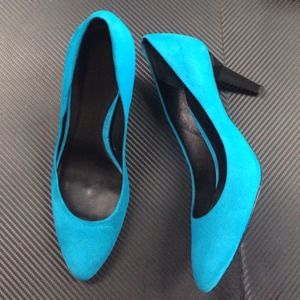 NWT ๏ฏAuth Rebecca Minkoff Blue Suede Leather Pump NWT ๏ฏAuth Rebecca Minkoff Blue Suede Leather Pump