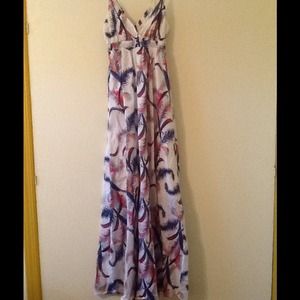 Peacock feather maxi dress Peacock feather maxi dress