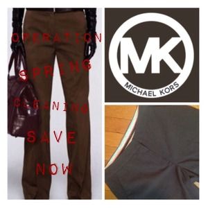 Chocolate Brown Michael Kors Dress Pants Chocolate Brown Michael Kors Dress Pants