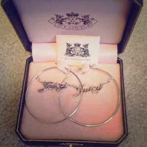 Juicy Couture hoop earrings Juicy Couture hoop earrings