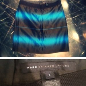 silk Marc by Marc Jacobs NWOT blue & black skirt silk Marc by Marc Jacobs NWOT blue & black skirt