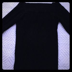 Black off shoulder sweater Black off shoulder sweater