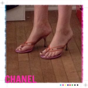 Gently Preloved CHANEL Sandals Size 7 Gently Preloved CHANEL Sandals Size 7