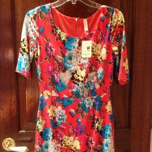 Orange Floral Dress Orange Floral Dress