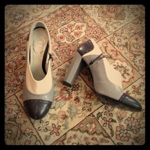 Zara Woman Heels/Booties Oxfords NEW fits like a 7 Zara Woman Heels/Booties Oxfords NEW fits like a 7