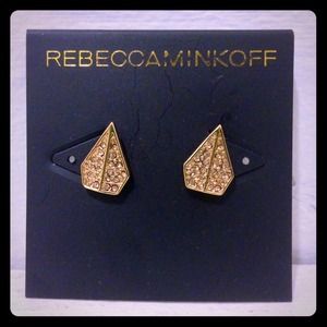 ⚡️NEW Rebecca Minkoff Gold Diamond Stud Earrings ⚡️NEW Rebecca Minkoff Gold Diamond Stud Earrings