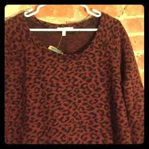 Zara animal print sweater. Zara animal print sweater.