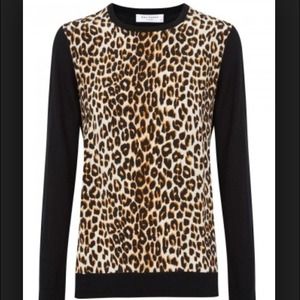 Equipment cheetah front sweater Equipment cheetah front sweater